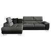 ECKSOFA Cotere Lux, Seite: Links - Dunkelgrau, Holz/Textil (270/202cm) - MIRJAN24