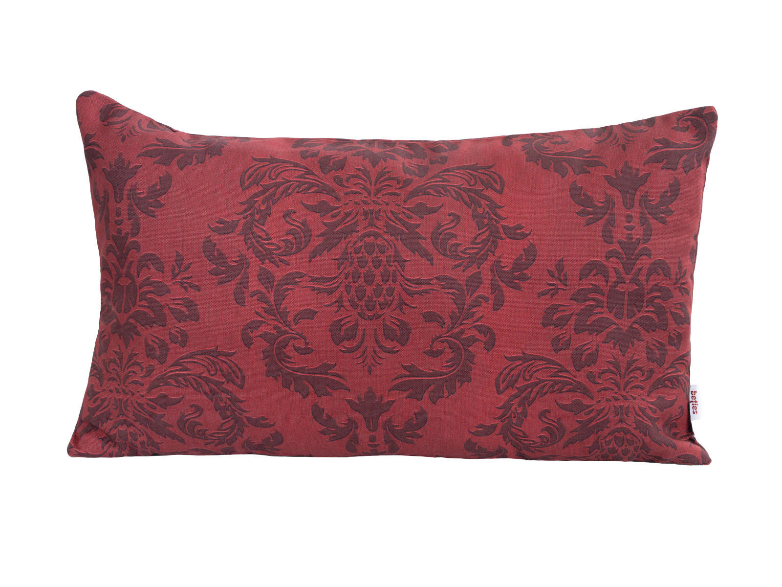 KISSENNHÜLLE Epoche karmin-rot 30/50 cm - Dunkelrot, Textil (30/50cm) - beties Heimtextil