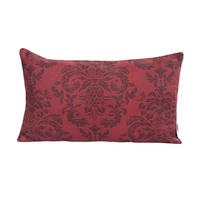 KISSENNHÜLLE Epoche karmin-rot 30/50 cm - Dunkelrot, Textil (30/50cm) - beties Heimtextil