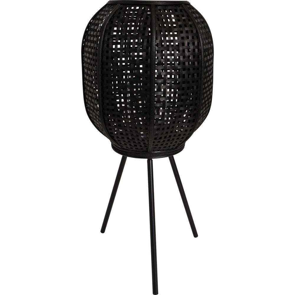LATERNE Macy - Schwarz - 32/32/66 cm - Schwarz, Metall (32/66/32cm) - Lesli Living