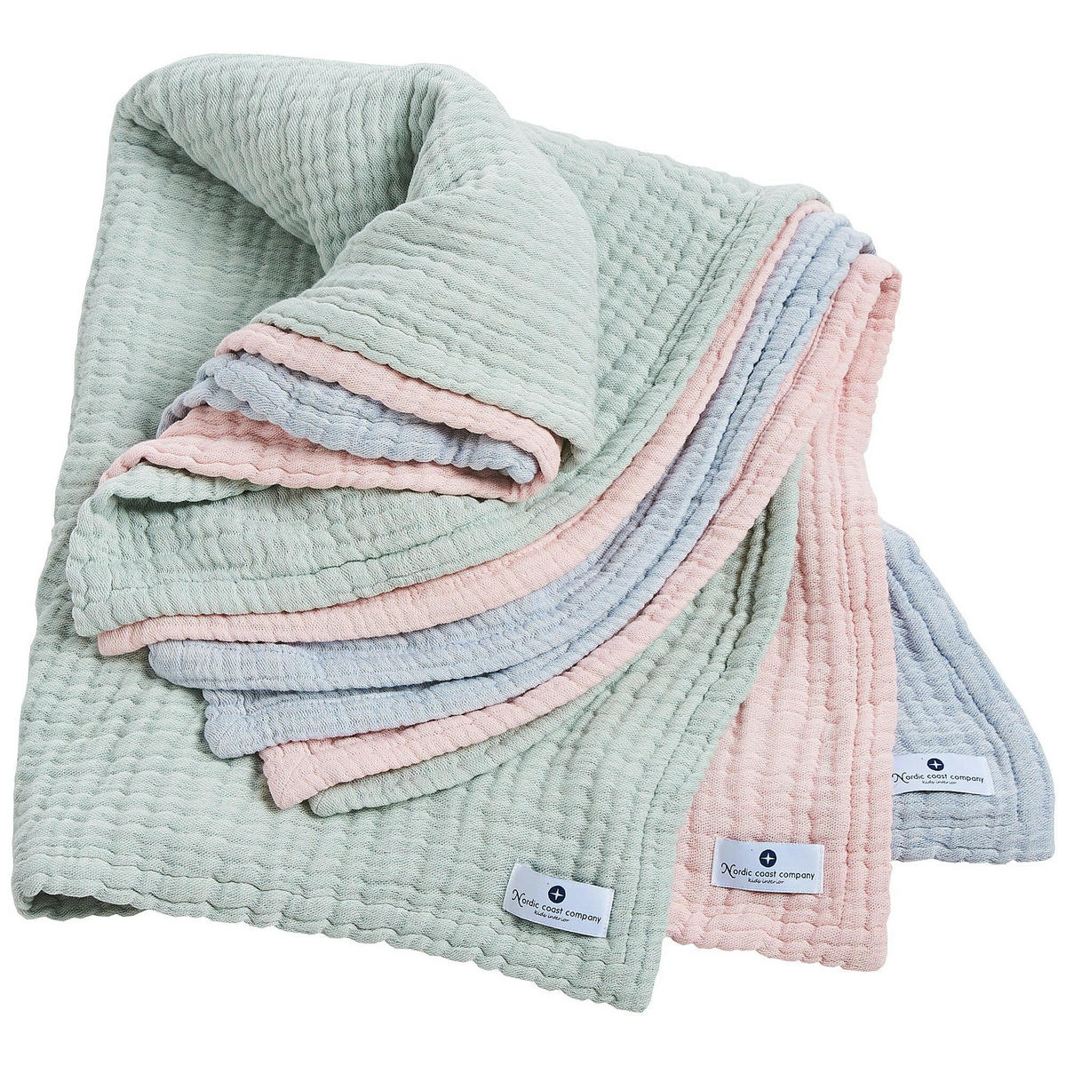 MUSSELINDECKE Rosa - Rosa, Textil (80/80cm) - nordic coast company