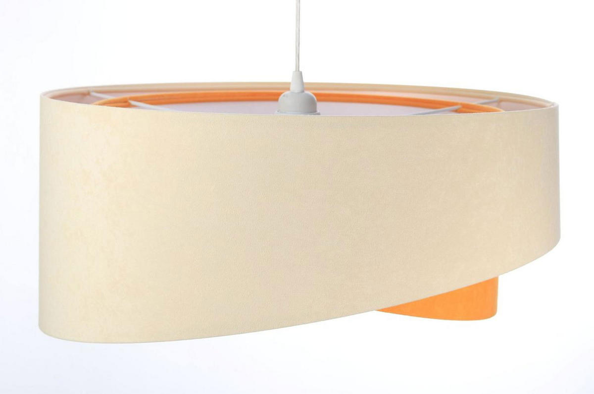 HÄNGELEUCHTE Weiß 50/23 cm - Weiß, Kunststoff (50/1/23cm) - ONZENO
