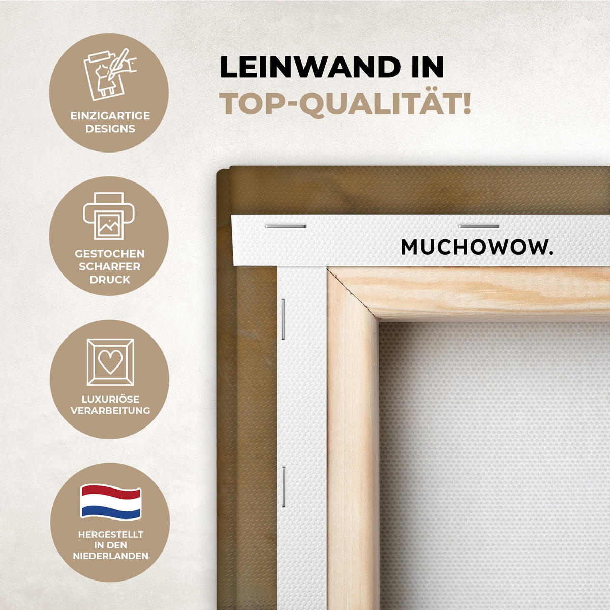 LEINWANDBILD Oliven - Stilleben - Vintage 90x90 cm - Olivgrün, Textil (90/90cm) - MuchoWow