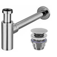 SIPHON Rea + Klik-klak Universell Chrom - Chromfarben, Metall (5/21/33.5cm) - REA