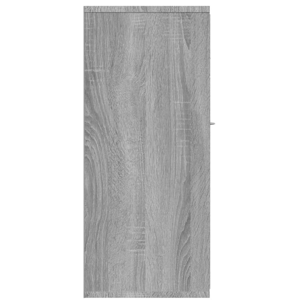 SIDEBOARDS Grau Sonoma 88x30x70 cm Holzwerkstoff - Grau, Holz (88/30/70cm) - ZMH
