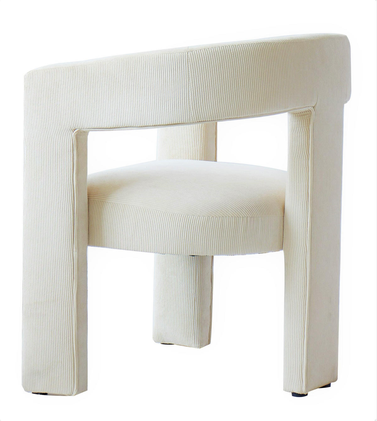 SESSEL Samt Beige - Beige, Textil (66/75/58cm) - Nordlys