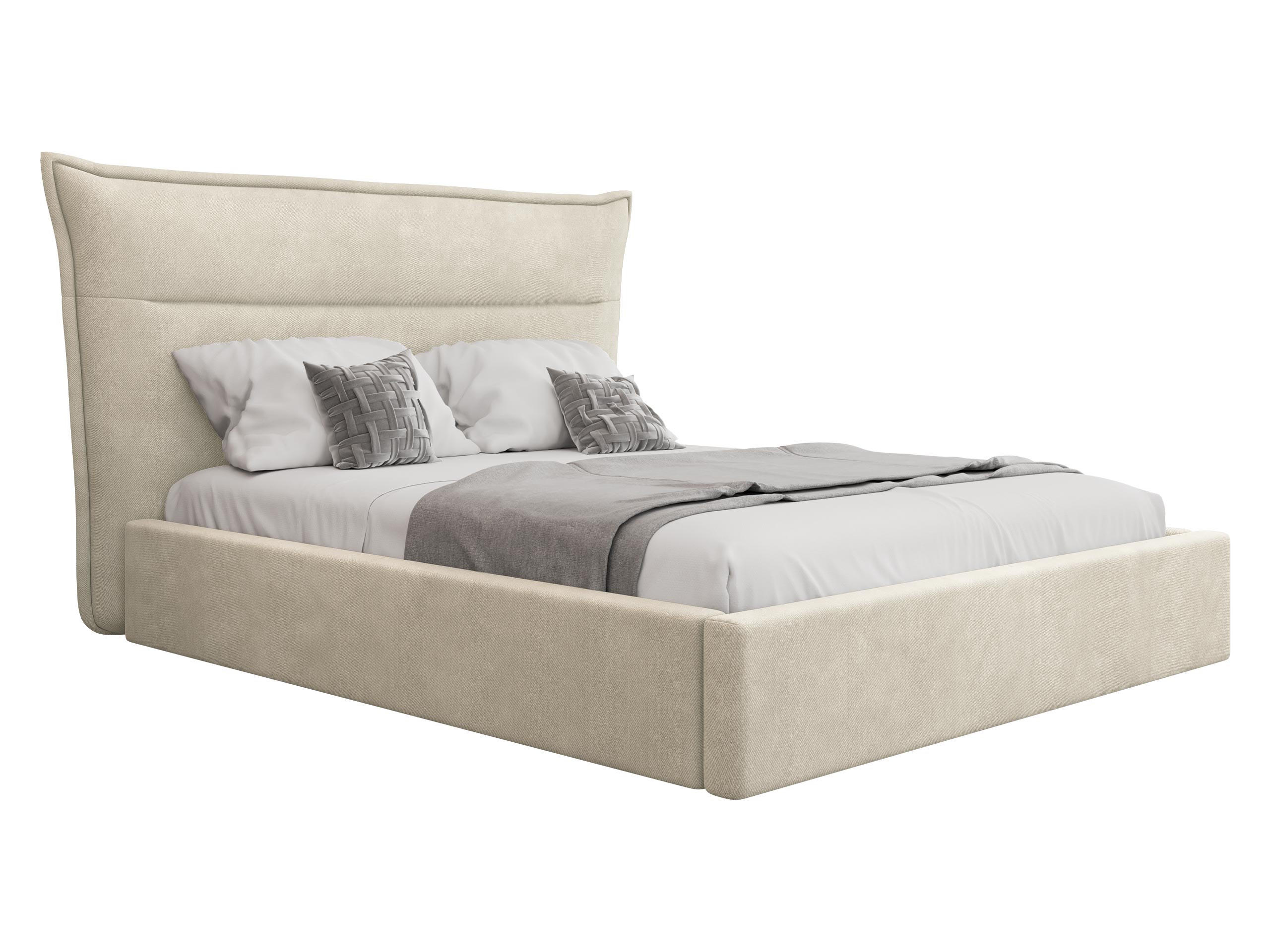 POLSTERBETT Tinkus - Beige/Naturfarben, Holz/Holzwerkstoff (160/200cm) - MIRJAN24