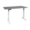 SCHREIBTISCH höhenverstellbar elektrisch Edithe 160x90 weiß/graphit - Grau, Holz (160/90/74cm) - 58aufmkessel