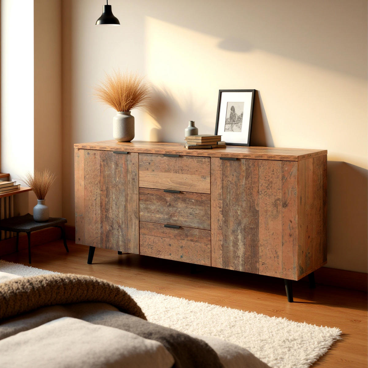 SIDEBOARD Braun 140/35/70 cm - Braun, Holzwerkstoff (35/70/140cm) - Urban Meuble