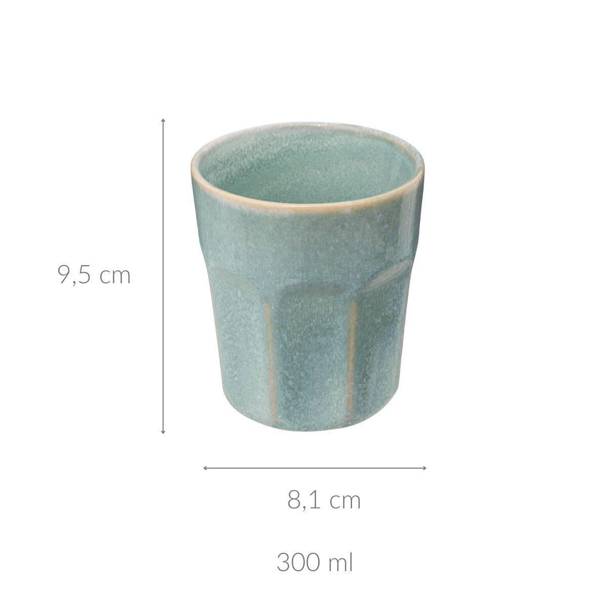 KERAMIKBECHER Roma 300 ml - Blau, Keramik (8.1L) - Secret de Gourmet