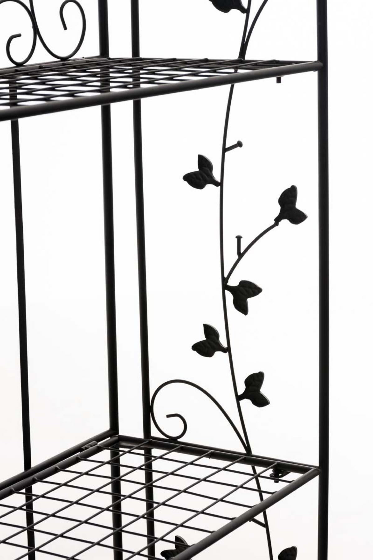 STANDREGAL Aaron schwarz - Schwarz, Metall (60/158/33cm) - TPFGarden