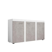 KOMMODE Rumba 3F2 - Weiß/Grau, Holzwerkstoff (149/82/40cm) - MIRJAN24