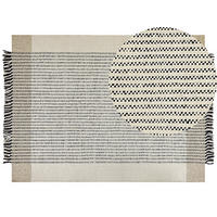 TEPPICH geflochten Divarli 230/160 cm - Beige, Textil (160/230cm) - Beliani