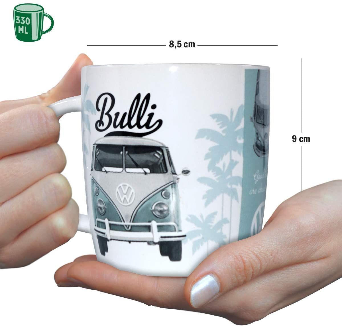 KAFFEETASSE 330 ml Volkswagen VW Bulli Good Things - Multicolor, Keramik (0.33L) - Nostalgic-Art