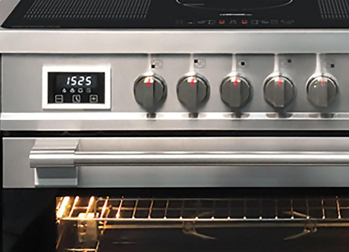 INDUKTIONS-STANDHERD HC 93691 IR 90 cm Inox - Silberfarben, Metall (90/92/60cm) - Kaiser Küchengeräte