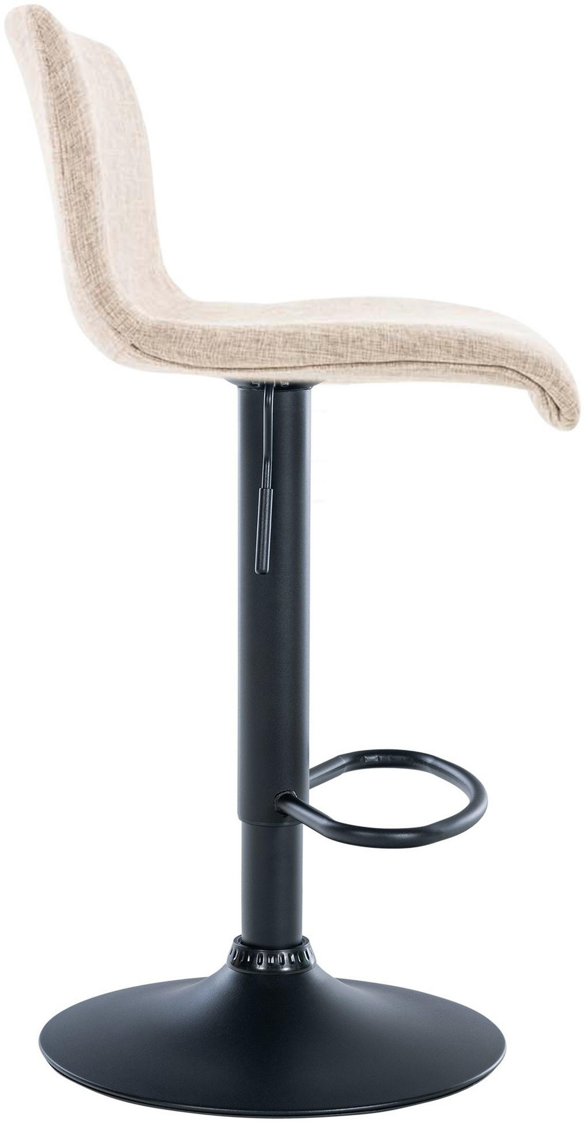 BARHOCKER Hover 84-104x39x36 cm creme - Creme, Textil (39/84/36cm) - furnicato