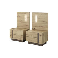 NACHTTISCH ARCADE Graphit 60x46x102 cm - Graphitfarben, Holzwerkstoff (60/102/46cm) - FURNLUX