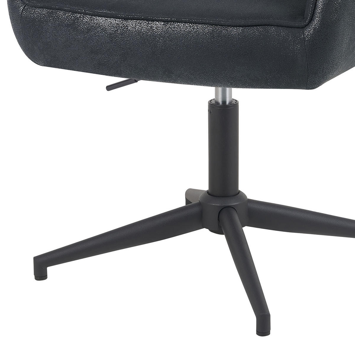 BÜROSTUHL Mika-Caro - Schwarz, Textil/Metall (60/79/61cm) - DUBI Möbel
