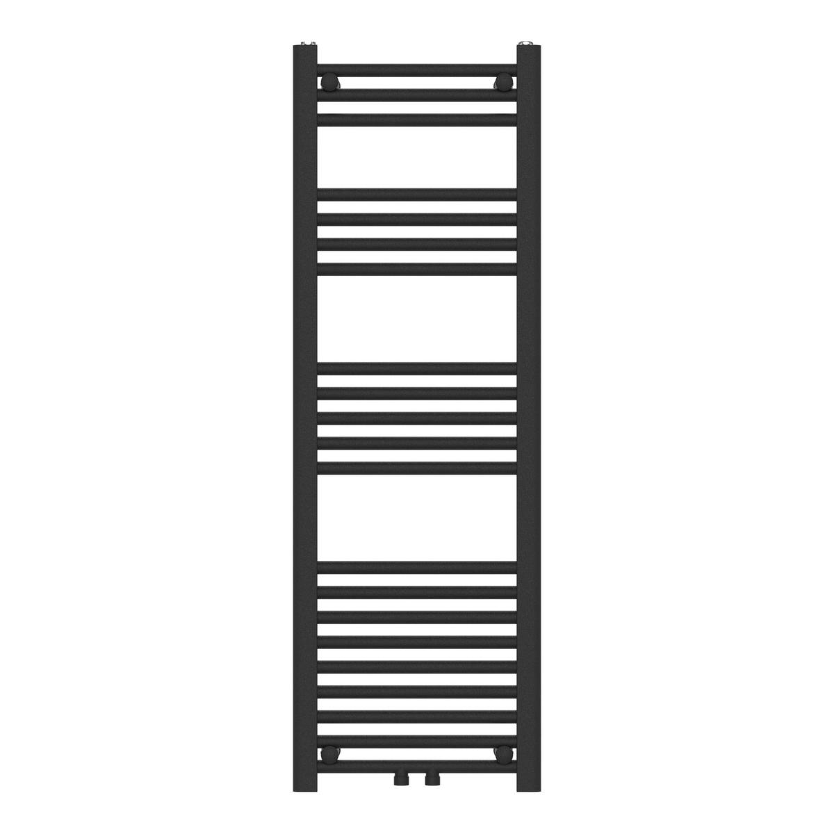 HANDTUCHHEIZKÖRPER Voss I. - Schwarz, Metall (40/120/3cm) - [neu.haus]