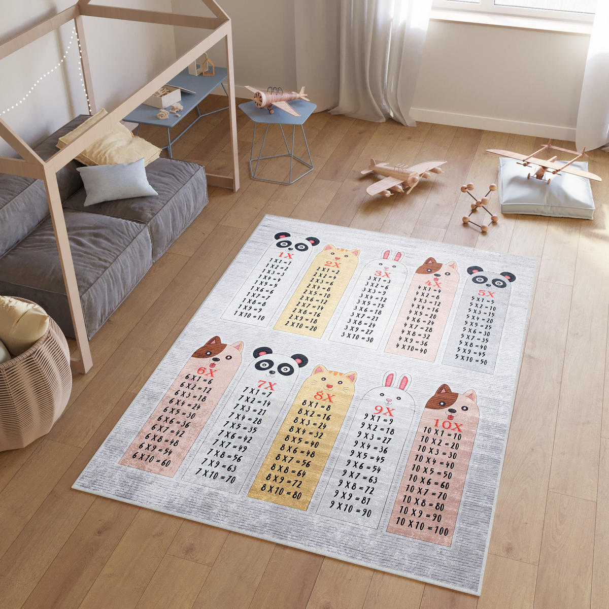 TEPPICH EMMA Grau 160/230 cm - Grau, Kunststoff (160/230cm) - Tapiso