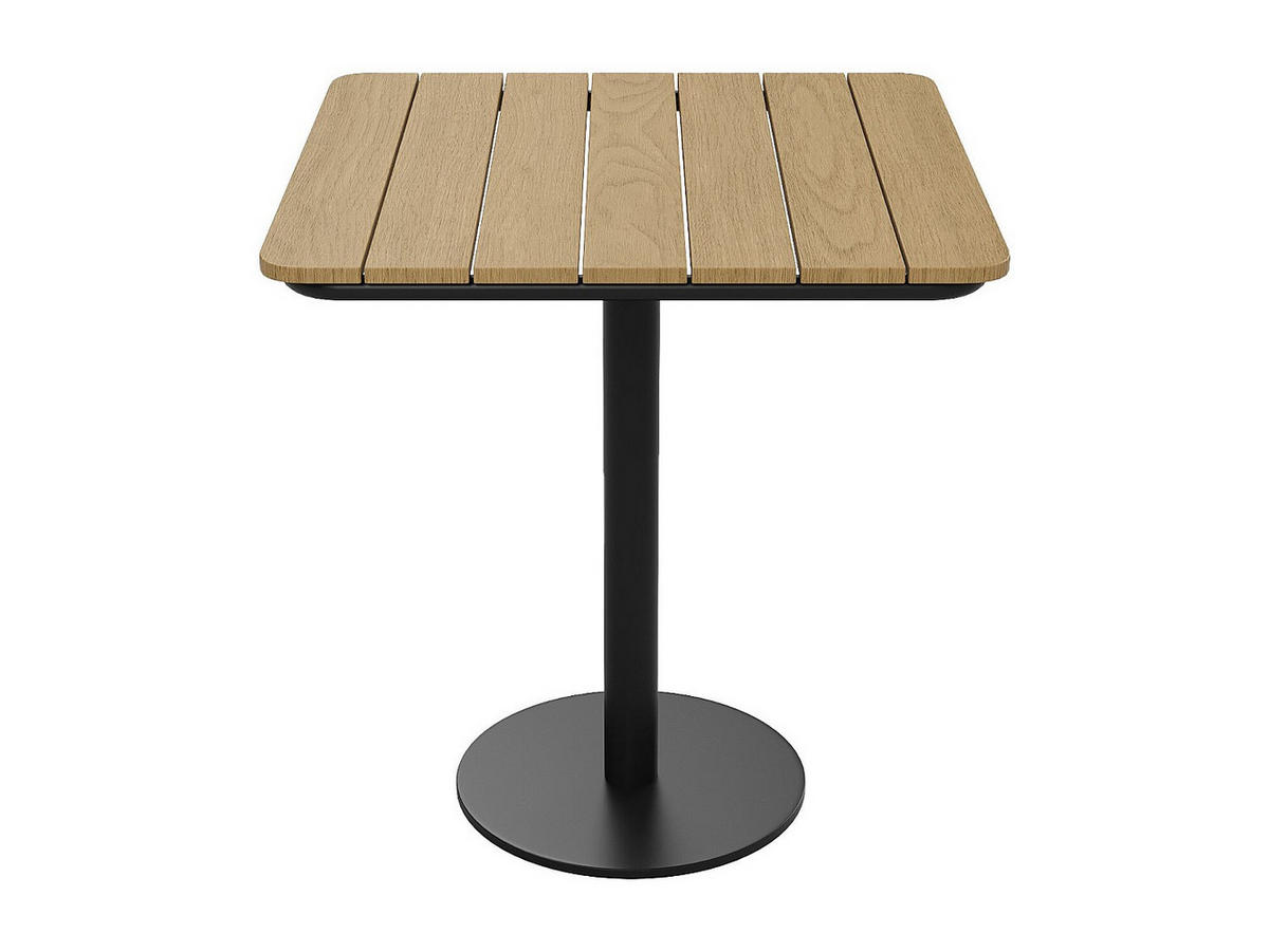 GARTENTISCH - 2 Personen - Metall - Schwarz - - Schwarz, Metall (70/70/75cm) - Vente-Unique