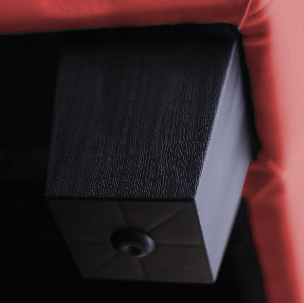 3ER SOFA Rot - Rot, Leder (191/70/75cm) - MCW