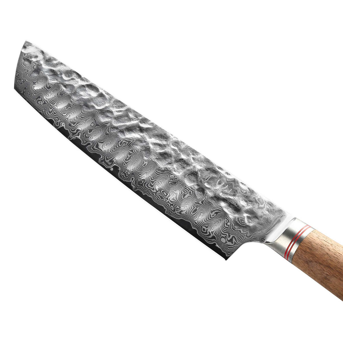 CHEFMESSER 25,5 cm - Nussbaumfarben, Holz/Metall (34cm) - Wakoli