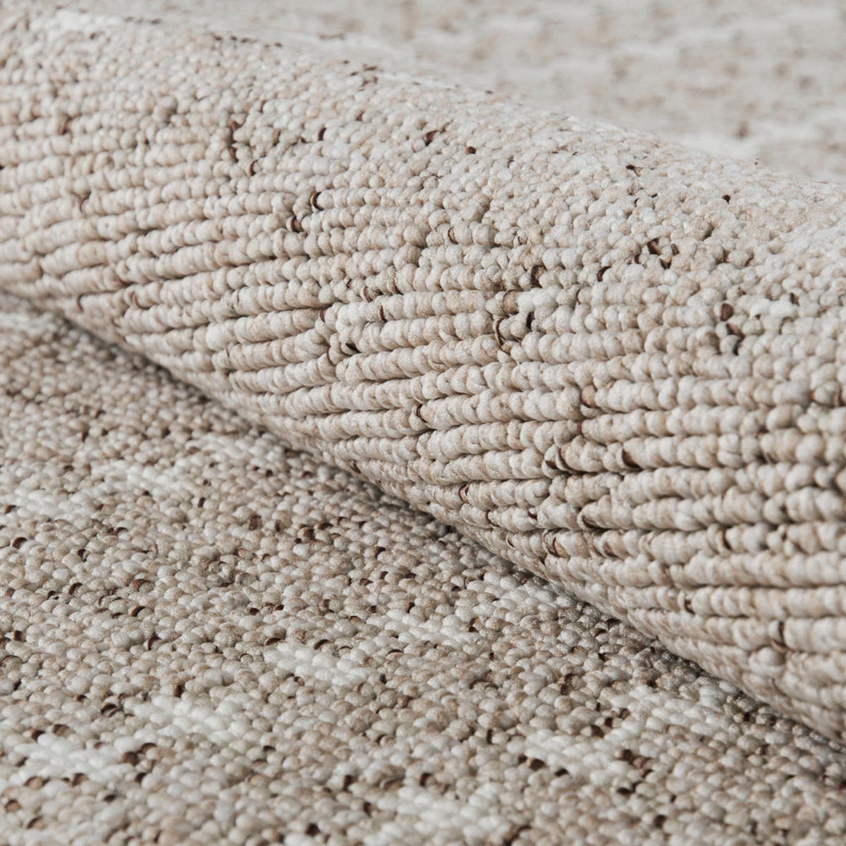 TEPPICH Lora Beige Mazovia 300x400cm Gepunktet Kurzflor - Beige, Textil (300/400cm) - Mazovia