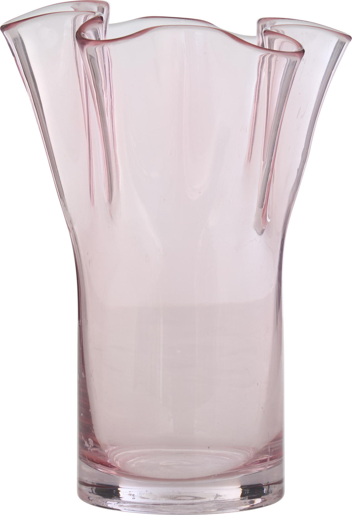 GLASVASE 17/17/23,5 cm - Rosa, Glas (17/23.5cm) - Atmosphera Createur d´interieur