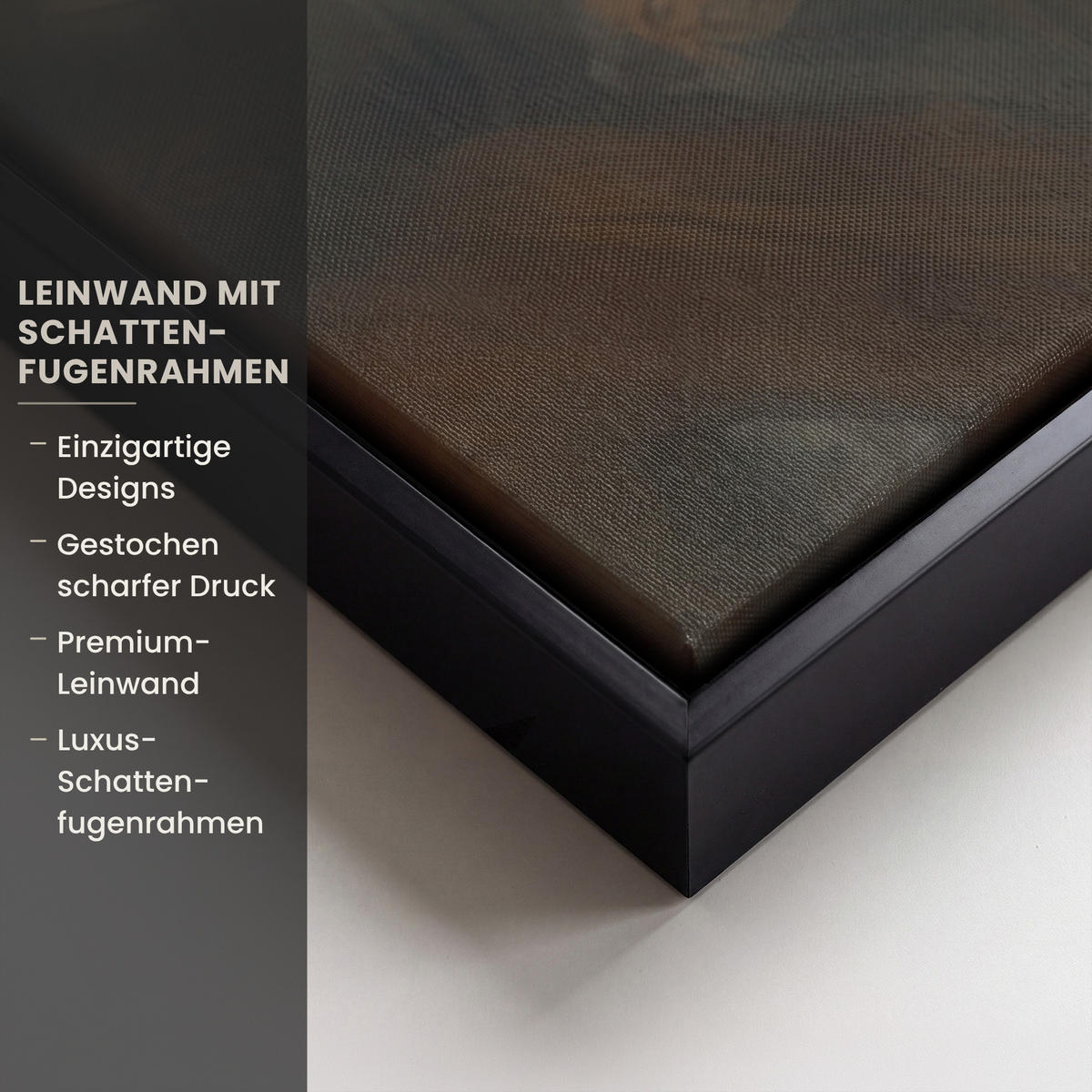 LEINWAND Bilder mit Rahmen - Löwe - Wildtiere - Pflanzen - Natur - Blumen - 120x80 - Beige, Textil (120/80cm) - MuchoWow
