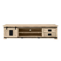 LOWBOARD LIBRO - Beige, Holz (200/50/55cm) - SAM