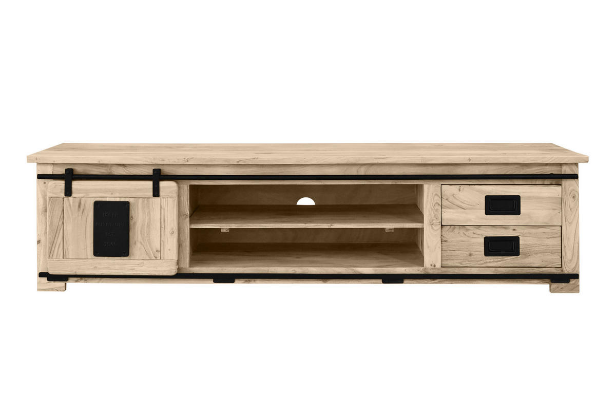 LOWBOARD LIBRO - Beige, Holz (200/50/55cm) - SAM