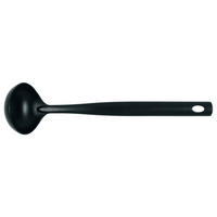 SOSSENLÖFFEL Basic, Kelle in Schwarz, 365300 - Schwarz, Metall (35.5cm) - Brabantia
