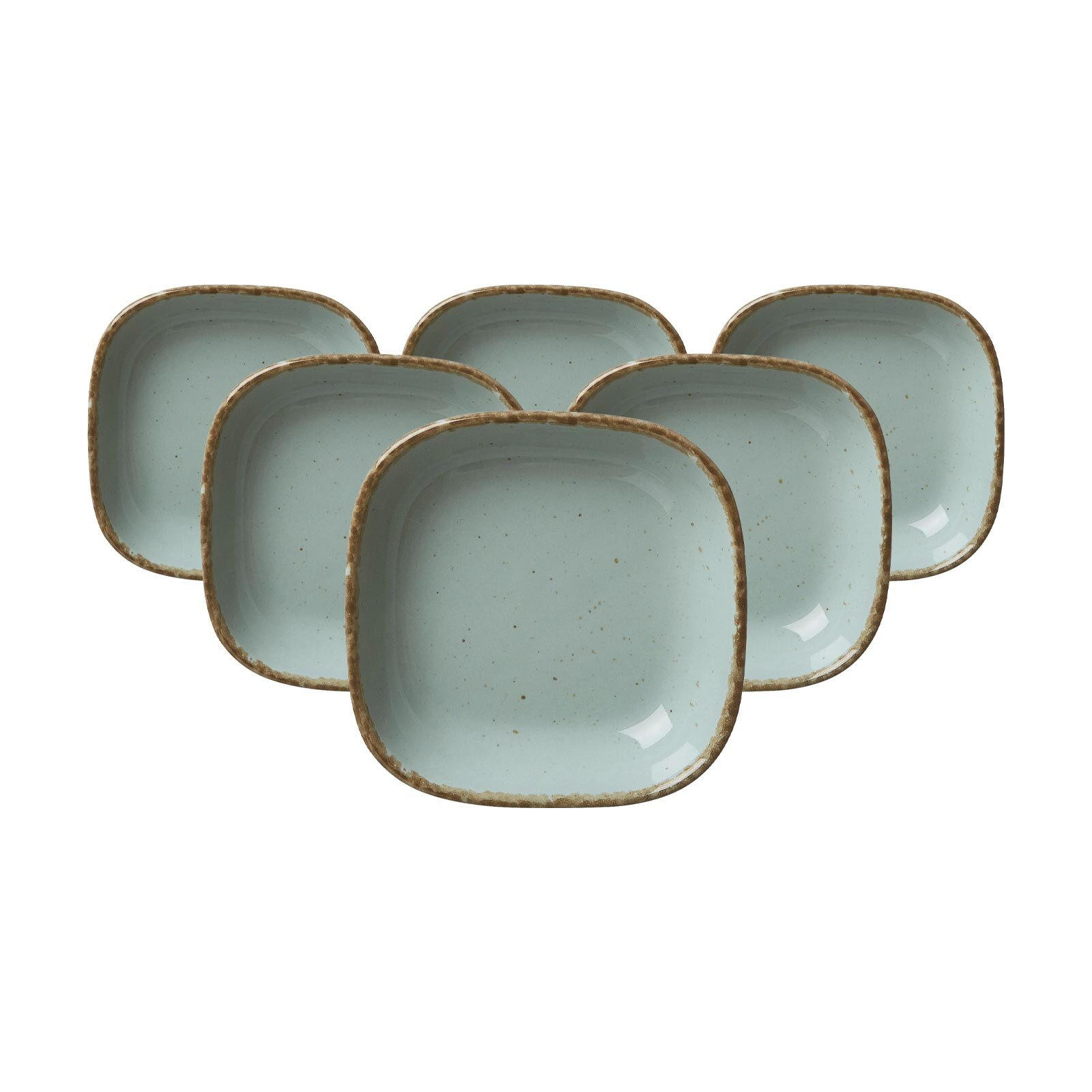 DIPSCHALEN Casa blau ø 10 cm 6er Set - Blau, Keramik (10cm) - Ritzenhoff Breker