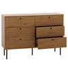 KOMMODE Braun - Braun, Metall (120/85/40cm) - MCW
