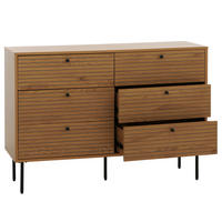 KOMMODE Braun - Braun, Metall (120/85/40cm) - MCW