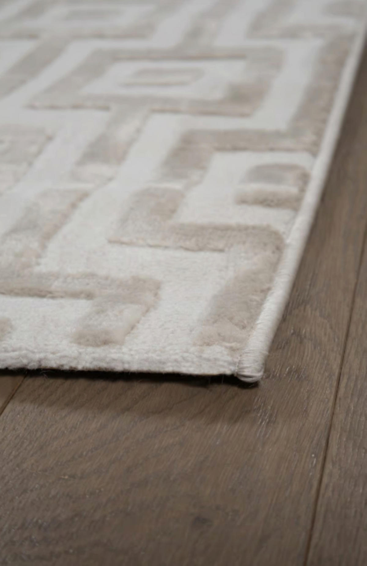 TEPPICH modern Flachgewebe INTUITION Beige 120 x 170 cm - Beige, Textil (120/170cm) - Novatrend