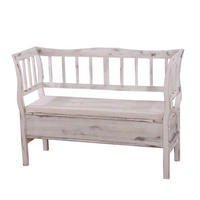 SITZBANK STAUFACH SHABBY-LOOK Cremeweiß - Weiß, Holz (119/85/40cm) - MCW