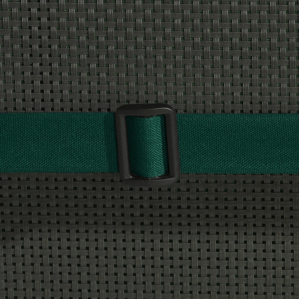 NIEDERLEHNERAUFLAGE Loft NL 100/50/6cm Dunkelgrün - Dunkelgrün, Textil (50/6/100cm) - Beautissu 