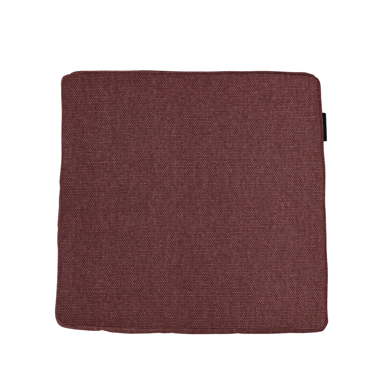 SITZKISSEN Canvas 40/40 cm 4er-Set - Dunkelrot, Textil (40/7/40cm) - Madison