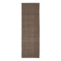 JUTETEPPICH-LÄUFER geometrisch gemustert 66/200 cm - Schwarz, Naturmaterialien (66/200cm) - Homescapes