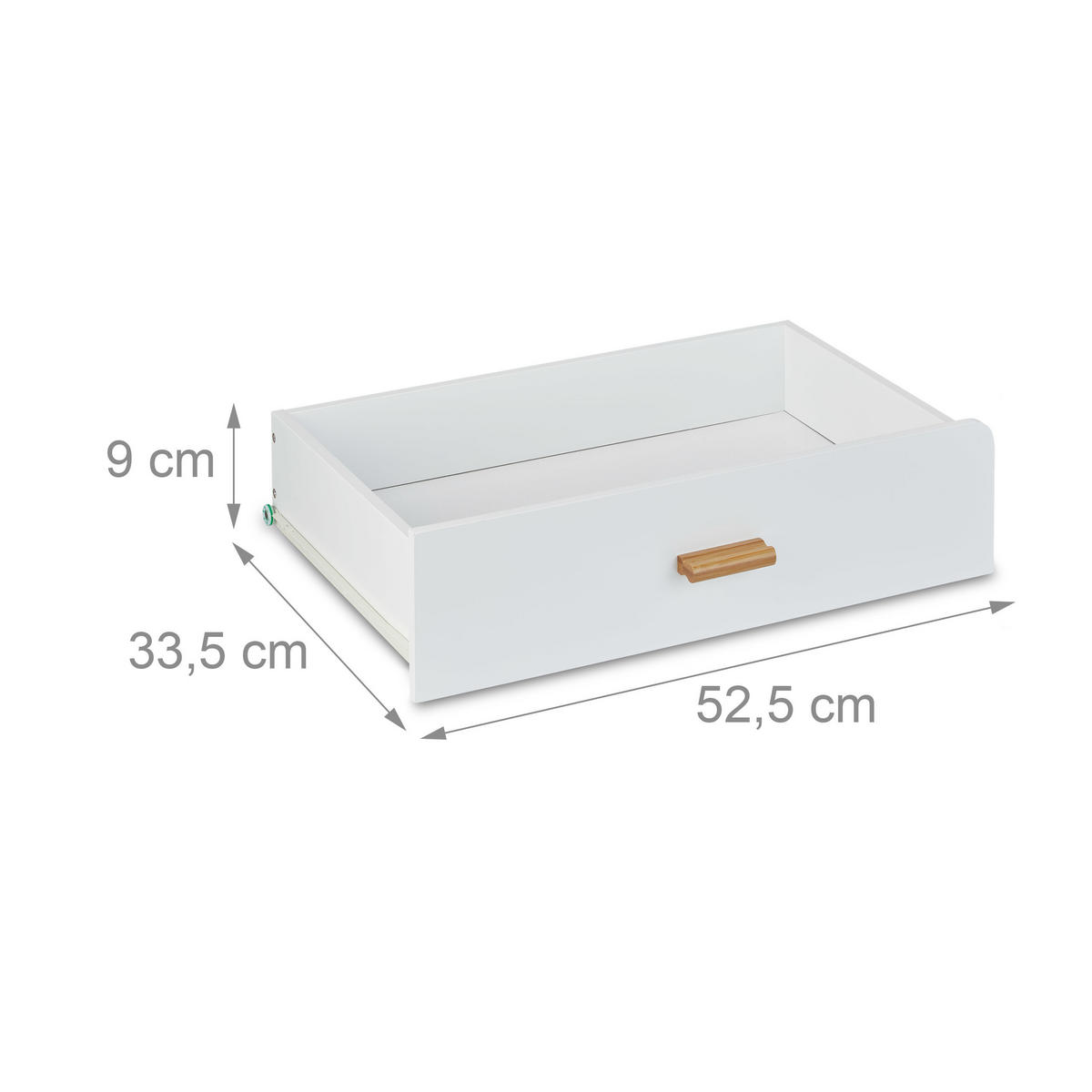 LOWBOARD - Weiß, Holz/Holzwerkstoff (120/48/40cm) - Relaxdays