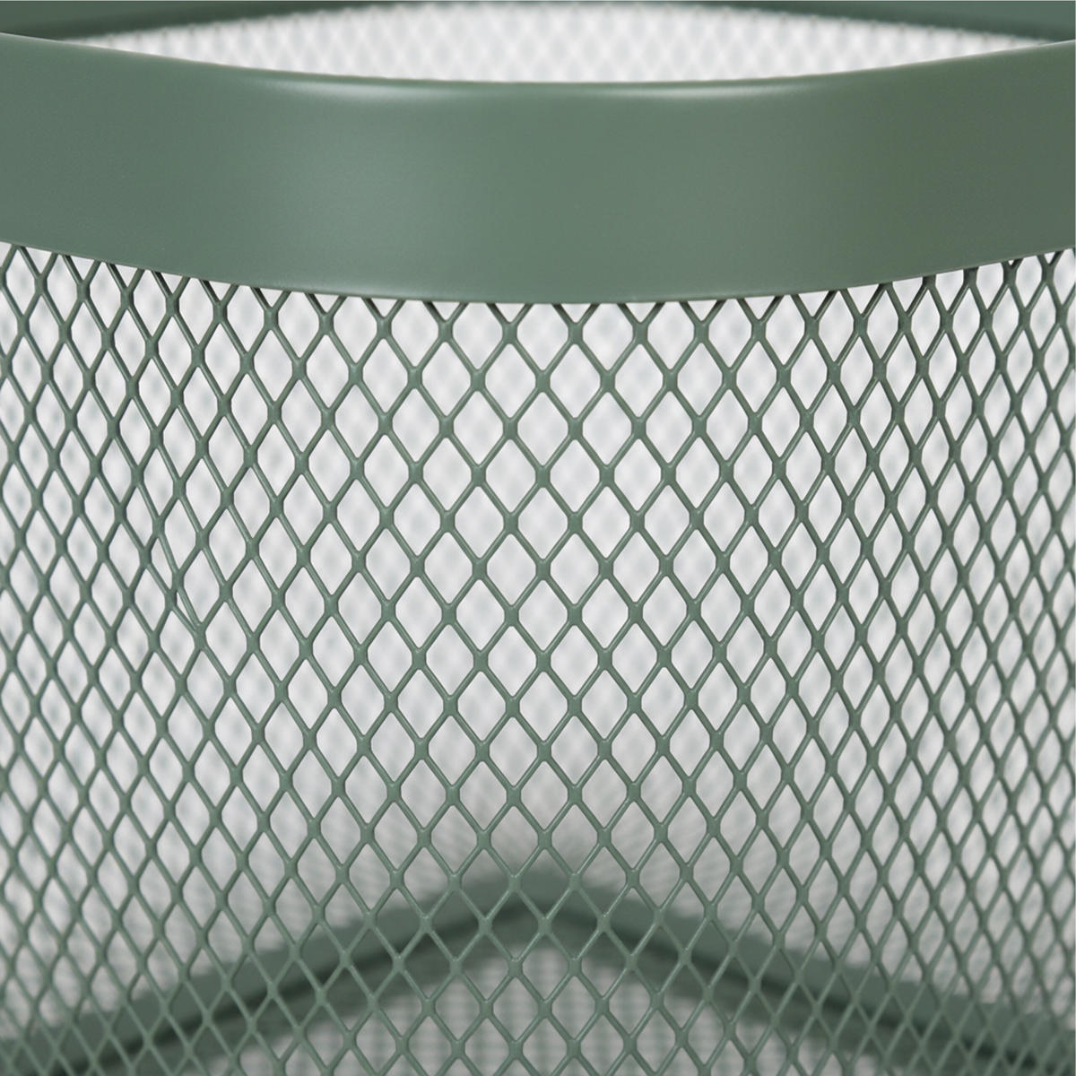 AUFBEWAHRUNGSKORB - Türkis, Holz/Metall (26/17.5/24.5cm) - Relaxdays