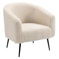 SESSEL Wolle Weiß - Weiß, Textil (75/76/65cm) - Nordlys