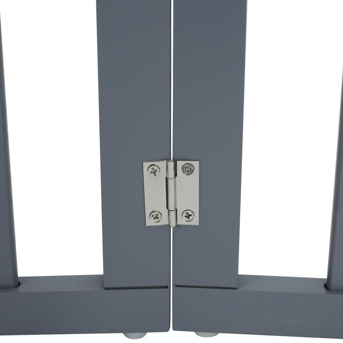 SCHUTZGITTER 3-Paneele Faltbar Freistehend MDF Grau - Grau, Holzwerkstoff (139/1.8cm) - Livingandhome