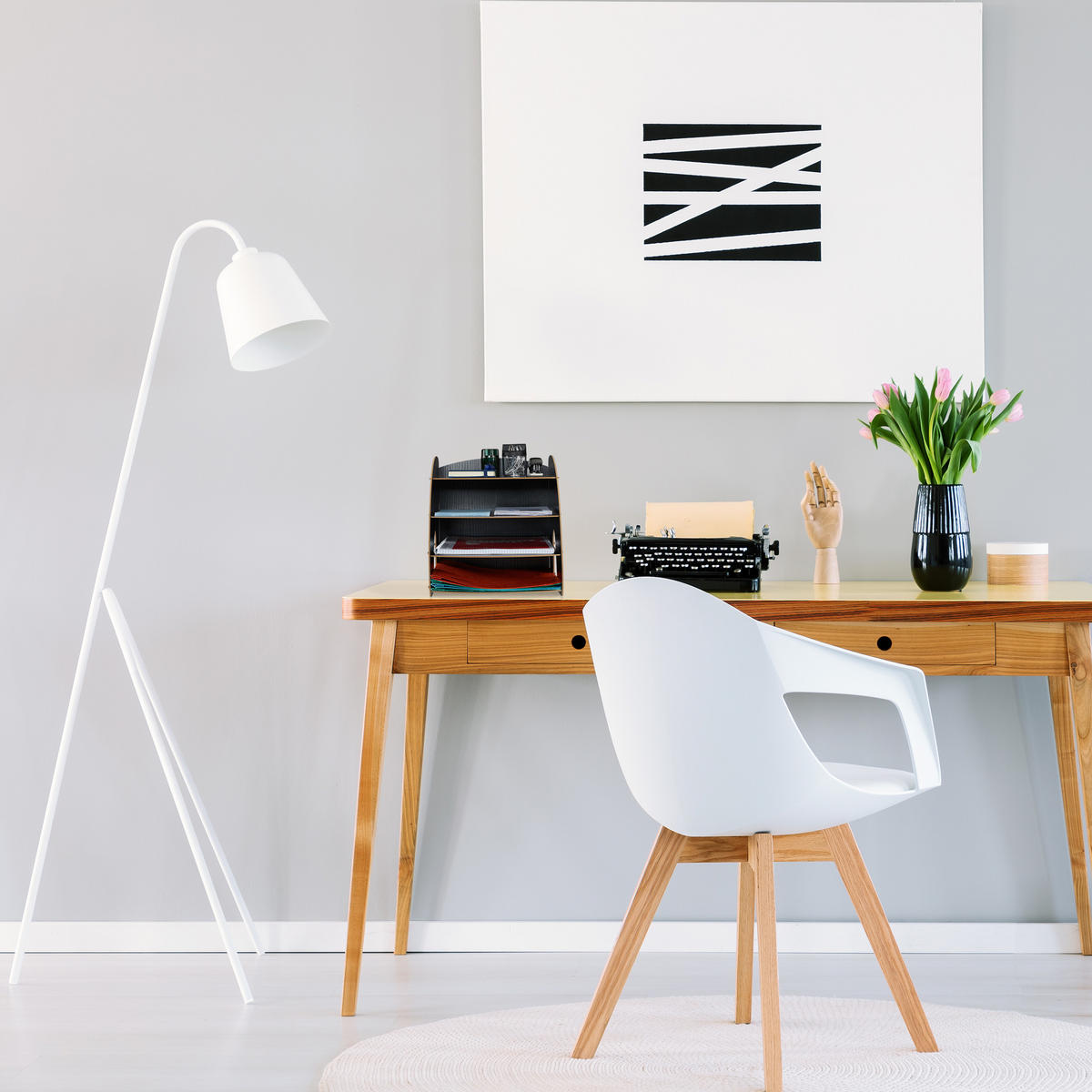 ULOŽENIE dokumentov - čierna, kompozitné drevo (25.5/27/34.5cm) - Relaxdays