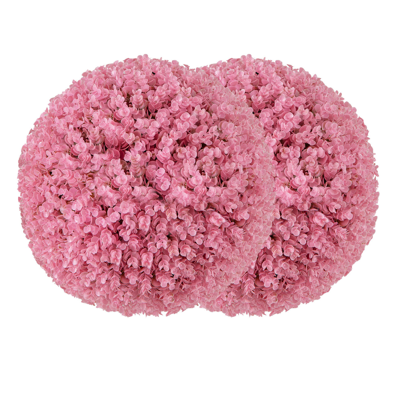 KUNSTPFLANZE Pink(2er-Set) - Pink, Kunststoff (44cm) - COSTWAY