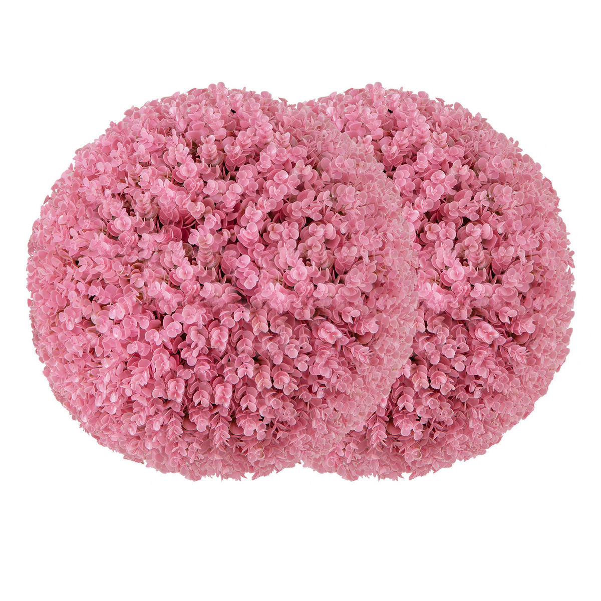 KUNSTPFLANZE Pink(2er-Set) - Pink, Kunststoff (44cm) - COSTWAY