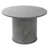 COUCHTISCH rund Ø60 x 40 cm Beton-Optik Grau - Grau, Holz (60/60/40cm) - ML-DESIGN