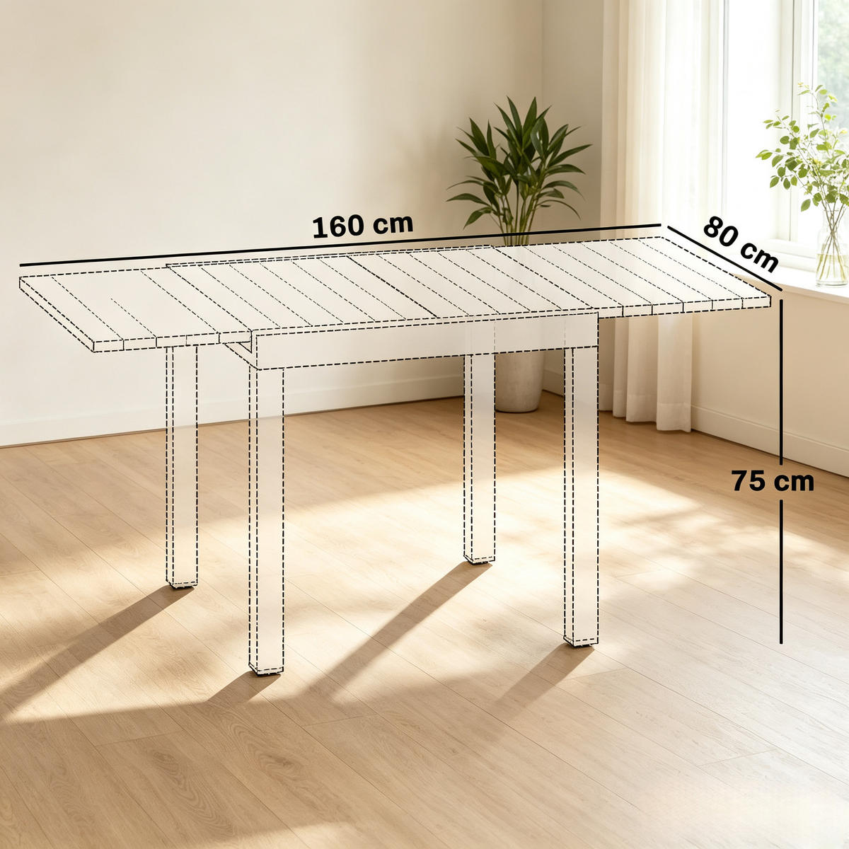 GARTENTISCH 80-160/80/75 cm aus Aluminium DE-39942 Schwarz - Schwarz, Metall (80/160/75cm) - ComfortXL